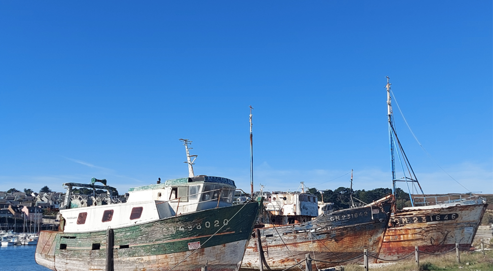La Bretagne - Cimetière de bateaux
